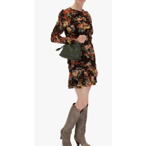 VERONICA BEARD
Hedera Oxblood Multi Mini Dress Size 10 - Picture 3 of 5